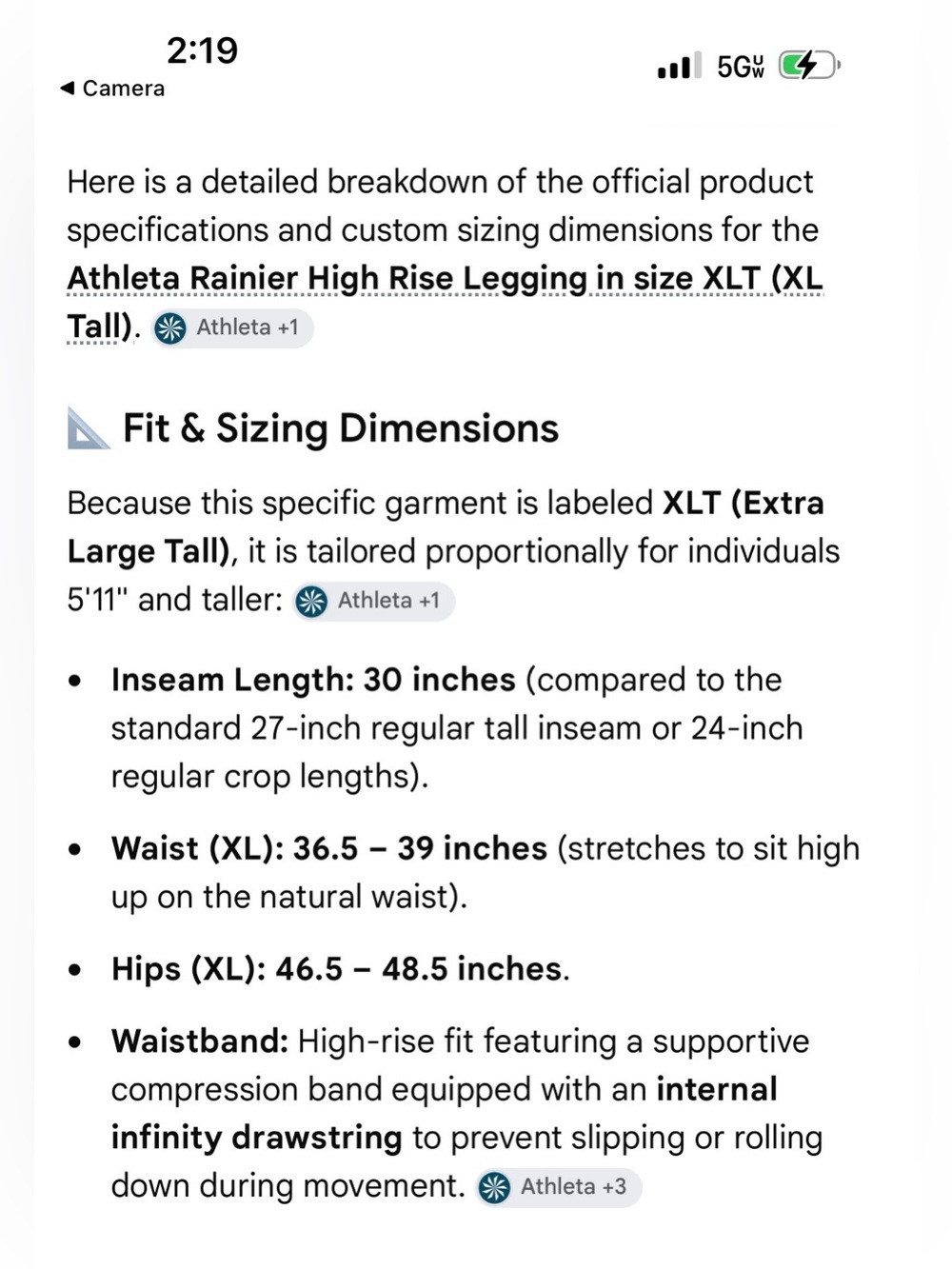 Athleta ranier Black Performance High-Rise Leggings - Women - Picture 13 of 14